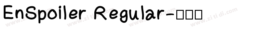 EnSpoiler Regular字体转换